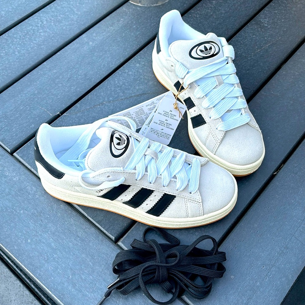 Adidas Campus 00s Crystal White Core Black